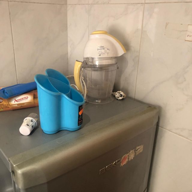 Cocina desordenada